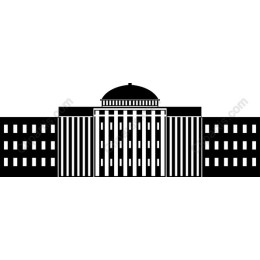 Elegant Black-and-White Architectural Building