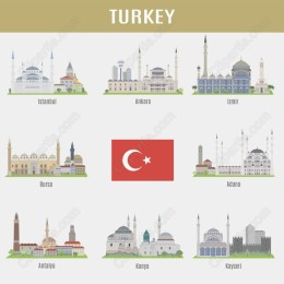 Turkey Landmark Set