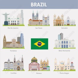 Landmarks of Brazil