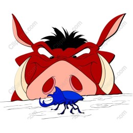 Wild Boar and Blue Beetle