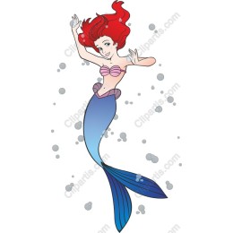 Vibrant Mermaid Drawing