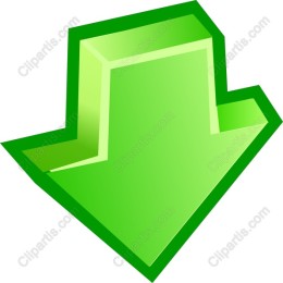 Vibrant Green Arrow
