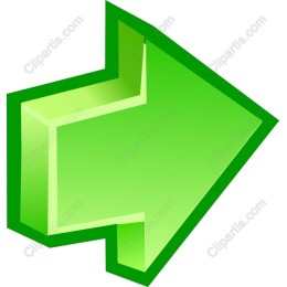 3D Green Arrow