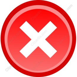 Red Circle with X