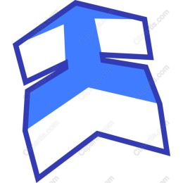 Dynamic Blue Arrow