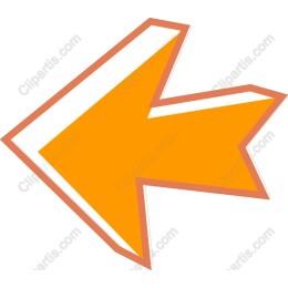 Dynamic Orange Arrow