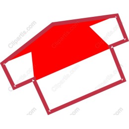 Stylish Red Roof House