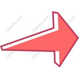 Vibrant Coral Arrow