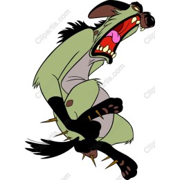 Energetic Hyena