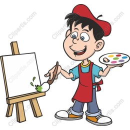 Cheerful Young Artist