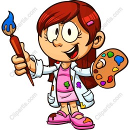Cute Young Artist