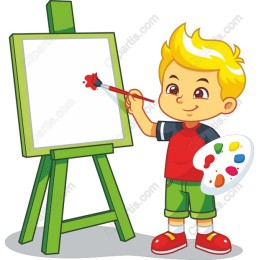 Creative Boy Painting