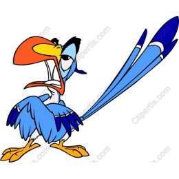 Charming Blue Bird