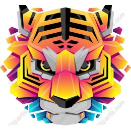 Vibrant Tiger Head
