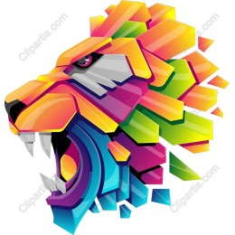 Colorful Lion