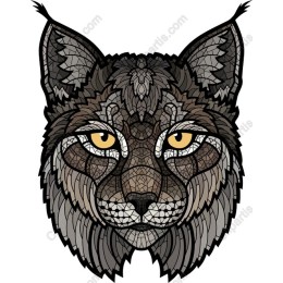 Lynx Mosaic Head