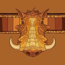 Stylized Warthog
