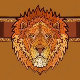 Mosaic Lion