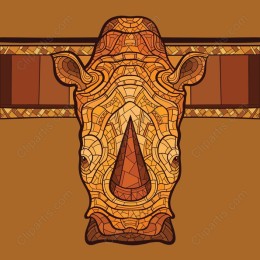 Mosaic Rhino