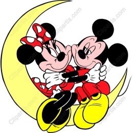 Mickey and Minnie Moonlit Kiss