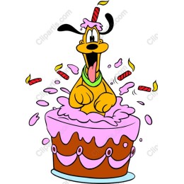 Cheerful Dog Birthday Celebration