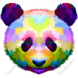 Colorful Panda