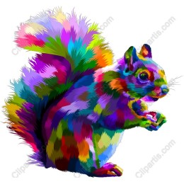 Colorful Squirrel Delight