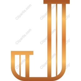 Elegant Golden J