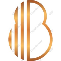 Gold B Letter Logo