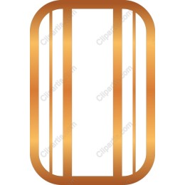 Golden Vertical Stripes Clipart