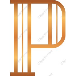 Elegant Letter P
