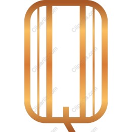 Elegant Golden Letter Q