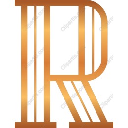 Elegant Golden R