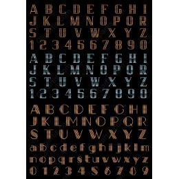 Art Deco Style Alphabet Set