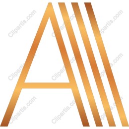 Golden Letter A
