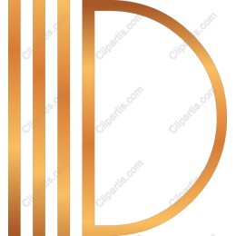 Elegant Gold Letter D Logo