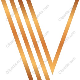 Golden V Stripes