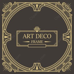 Elegant Art Deco Frame