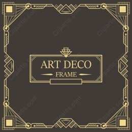 Elegant Art Deco Frame