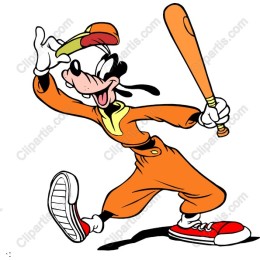 Cheerful Animated Baseball Character