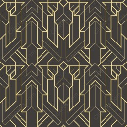 Elegant Gold Line Geometric Pattern