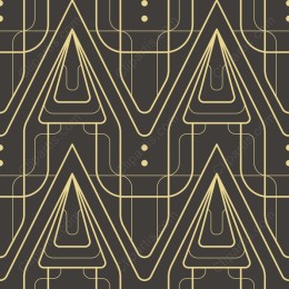 Elegant Black and Gold Geometric Pattern
