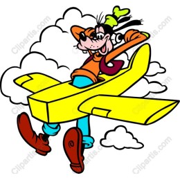 Happy Pilot in Yellow Airplane
