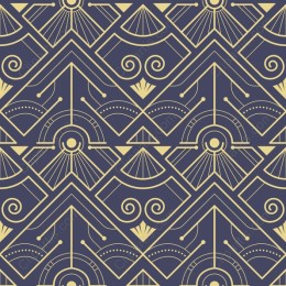 Elegant Geometric Art Deco Pattern