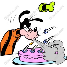 Playful Dog Birthday Celebration