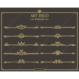 Art Deco Border Collection