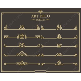 Art Deco Border Set