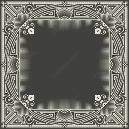 Intricate Geometric Border