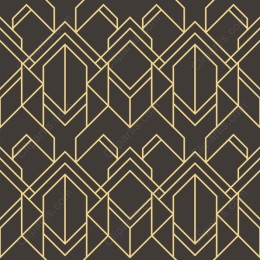 Elegant Gold and Black Geometric Pattern
