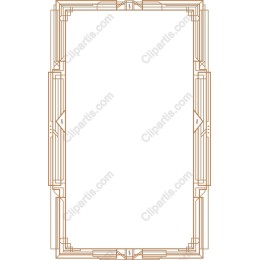 Art Deco Frame - Vintage Elegance